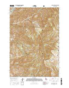 Cuddy Mountain 2017 topographic map thumbnail