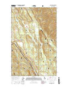 Curley Creek 2017 topographic map thumbnail