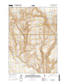 Davis Mountain 2017 topographic map thumbnail