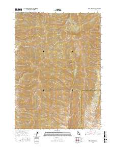 Deep Creek Peak 2017 topographic map thumbnail