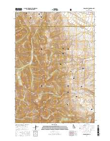 Diamond Peak 2017 topographic map thumbnail