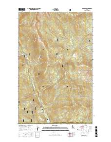 Dodge Peak 2017 topographic map thumbnail
