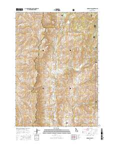 Dodson Pass 2017 topographic map thumbnail