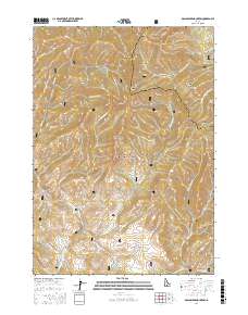 Dollarhide Mountain 2017 topographic map thumbnail
