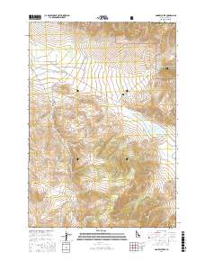 Donkey Creek 2017 topographic map thumbnail
