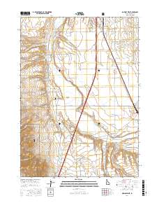 Downey West 2017 topographic map thumbnail