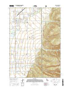 Driggs 2017 topographic map thumbnail