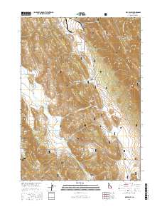 Dry Valley 2017 topographic map thumbnail