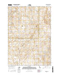 Dubois SE 2017 topographic map thumbnail