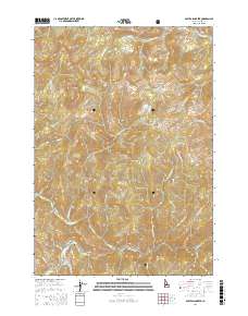 East Basin Creek 2017 topographic map thumbnail