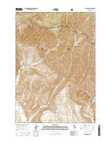 Edie Creek 2017 topographic map thumbnail