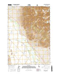 Elkhorn Creek 2017 topographic map thumbnail