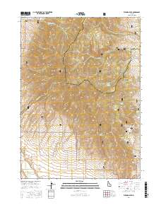 Elkhorn Peak 2017 topographic map thumbnail