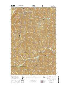 Faset Peak 2017 topographic map thumbnail