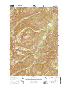 Fitsum Peak 2017 topographic map thumbnail