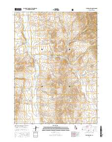 Flatiron Hill 2017 topographic map thumbnail