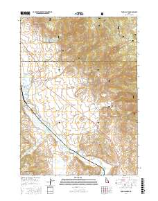Fossil Canyon 2017 topographic map thumbnail