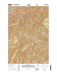 Gant Ridge 2017 topographic map thumbnail