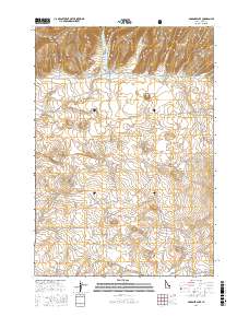 Gardner Lake 2017 topographic map thumbnail