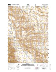 Gilmore Summit 2017 topographic map thumbnail