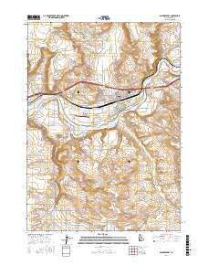 Glenns Ferry 2017 topographic map thumbnail