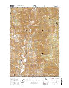 Goldbug Ridge 2017 topographic map thumbnail