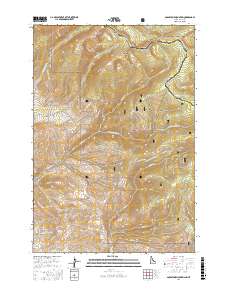 Goldstone Mountain 2017 topographic map thumbnail