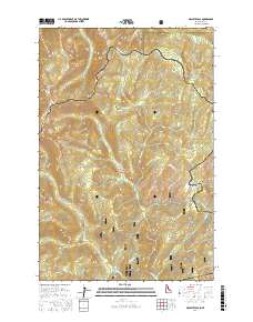 Granite Pass 2017 topographic map thumbnail