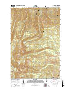 Grave Peak 2017 topographic map thumbnail