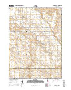 Grindstone Butte 2017 topographic map thumbnail
