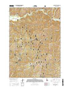 Grouse Butte 2017 topographic map thumbnail