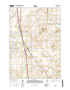 Hamer 2017 topographic map thumbnail