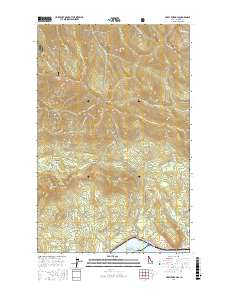 Happy Fork Gap 2017 topographic map thumbnail