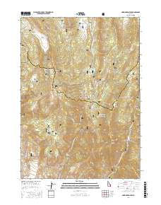 Harrington Peak 2017 topographic map thumbnail