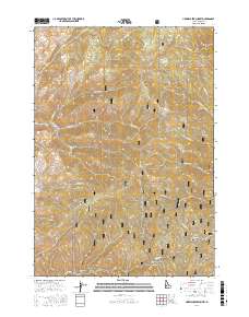 Harris Creek Summit 2017 topographic map thumbnail