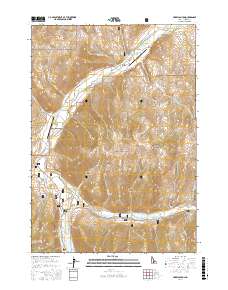 Harry Canyon 2017 topographic map thumbnail