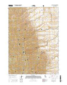 Hartley Peak 2017 topographic map thumbnail