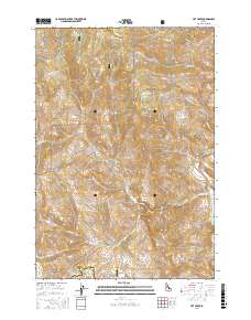 Hat Creek 2017 topographic map thumbnail