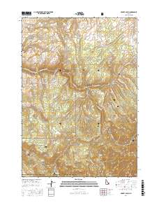 Hawley Gulch 2017 topographic map thumbnail