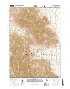 Hawley Mountain 2017 topographic map thumbnail