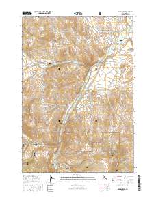 Hayden Creek 2017 topographic map thumbnail
