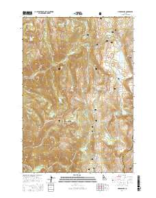 Hazard Lake 2017 topographic map thumbnail