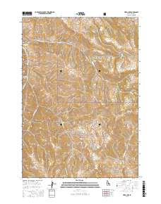 Herd Lake 2017 topographic map thumbnail