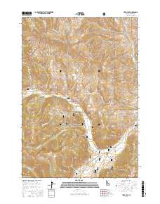 Herd Peak 2017 topographic map thumbnail