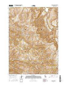 Higham Peak 2017 topographic map thumbnail