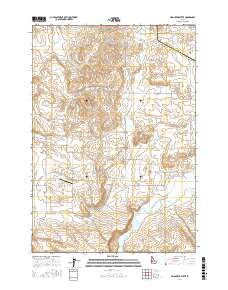 Hog Creek Butte 2017 topographic map thumbnail