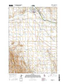 Homedale 2017 topographic map thumbnail