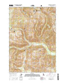 Honeymoon Lake 2017 topographic map thumbnail