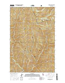 Hoodoo Pass 2017 topographic map thumbnail