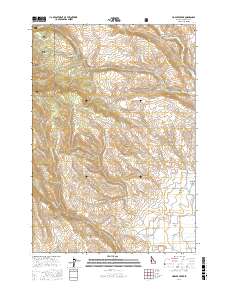 Hopper Creek 2017 topographic map thumbnail